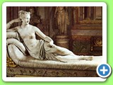4.3-04 Antonio Canova-Paulina Bonaparte Borghese (1804-08) Frontal. Galeria Borghese-Roma